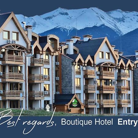 BOUTIQUE Hotel ENTRY E Bansko Exterior foto